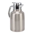 thumbnail image 3 of Théière Et Cafetière Thermique En Acier Inoxydable 304, Pot De Bienvenue Isolé Pour le Service D'hôtel Et De Restaurant(Argent), 3 of 14