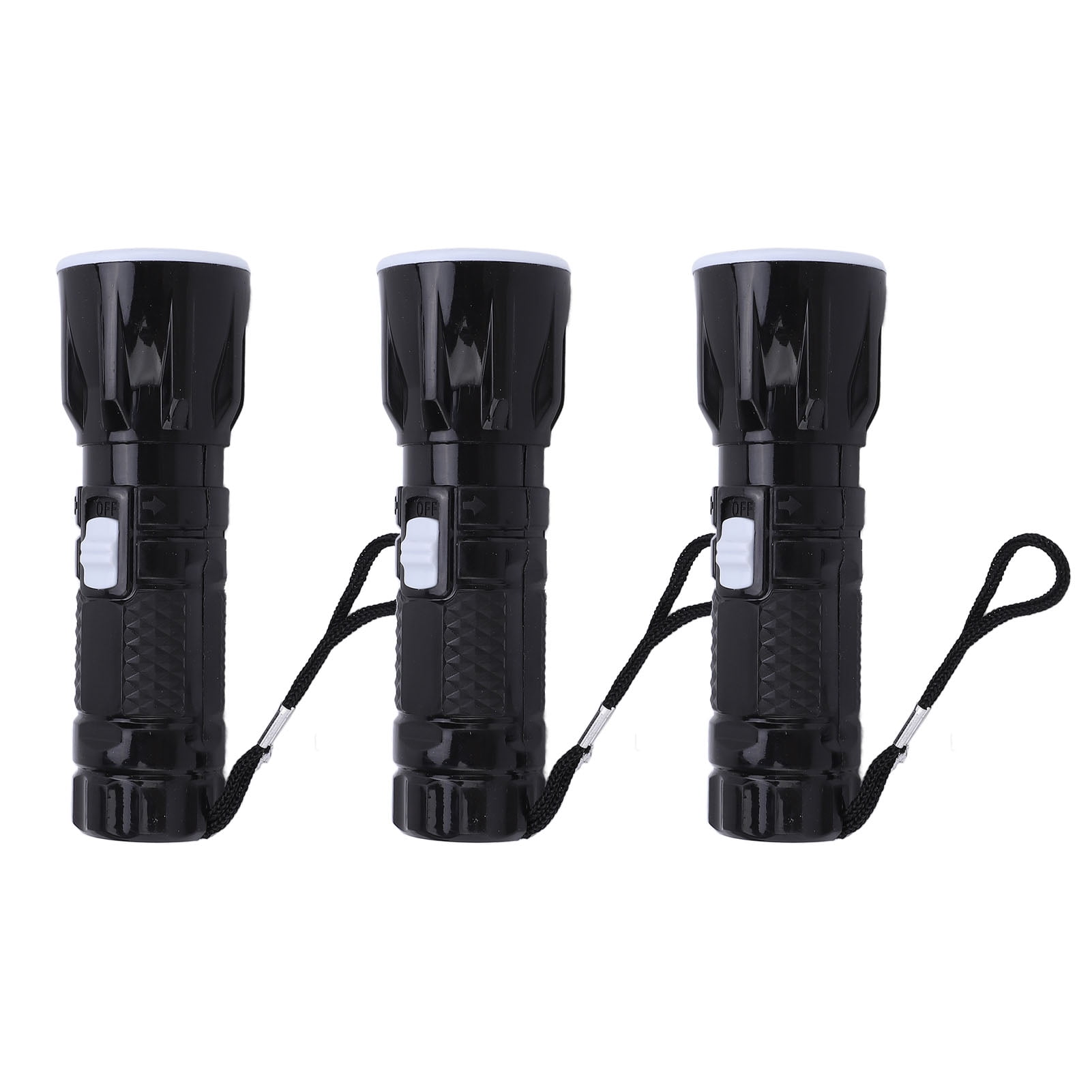 Petite Lampe de Poche, 3 Pcs Lampe de Poche Miniature Batterie Longue Durée pour le Camping