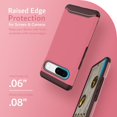 thumbnail image 4 of TUDIA Merge Compatible Magsafe Google Pixel 7 Étui 2022 Qualité Militaire - Rose Fumé, 4 of 8