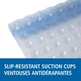 thumbnail image 3 of Mainstays Oversized PVC Tub Mat for Inside Bathtub or Shower, 39.5" x 15.8", Clear, 3 of 7