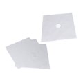 thumbnail image 4 of Gas Stove Protector, 4Pcs Non Stick Gas Range Stove Cover  For Kitchen Silver 27x27cm 0.1mm, 4 of 8