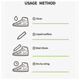 thumbnail image 1 of 1Set de Stylo de Réparation de Chaussures, Stylo de Réparation Couleur Complémentaire Blanc Go Jaune Blanchiment Nettoyage de Chaussures, 1 of 5