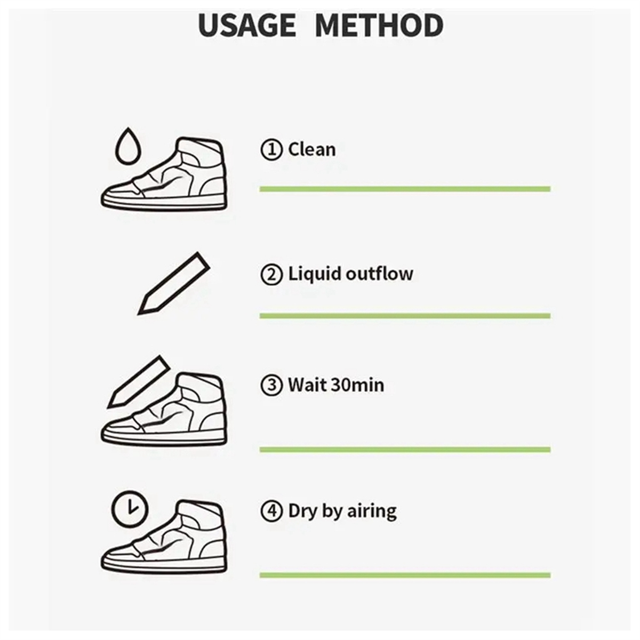 1Set de Stylo de Réparation de Chaussures, Stylo de Réparation Couleur Complémentaire Blanc Go Jaune Blanchiment Nettoyage de Chaussures