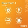 thumbnail image 2 of Intex River Run 1 Person Inflatable Floating Tube Lake/Pool/Ocean Raft (5 Pack), 2 of 11