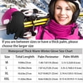 thumbnail image 2 of Mens Winter Gloves -30℉Windproof Waterproof Touch Screen Gloves for Outdoor Work, 2 of 2