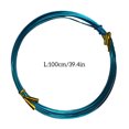 thumbnail image 2 of Craft Wires DIY Handicrafts Braided Thread Good Flexibility Durable Shiny Jewelry Lines Exquisite Design for Sculpturing Turkish Blue, 2 of 5