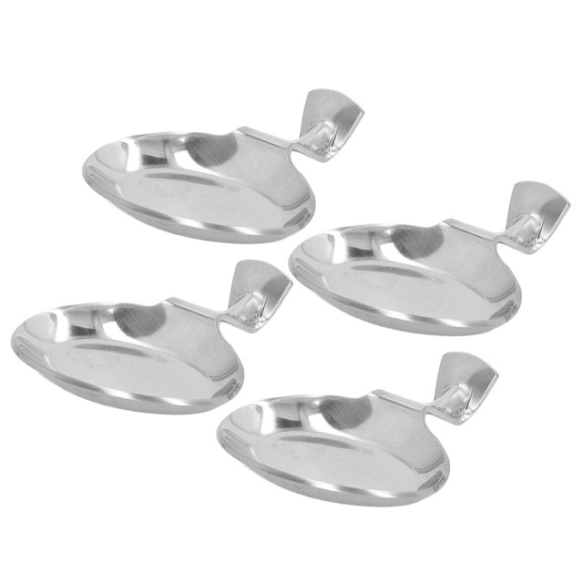 Cutlery Rest, Drop Resistant Sauce Plate Table Chopstick Spoon Holder Prevent Slip 4pcs For Restaurant For Fork Knife