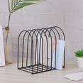 thumbnail image 2 of JilgTeok 1 Packs Wire Magazine Holder for Desk File Organizer, Rustproof Metal Shelf for Office, Home, School Stylish Storage for Newspapers, Folders, Mail, 2 of 5