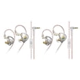 thumbnail image 3 of QualitChoice AK6 PLUS Écouteurs Filaires Oreillette à Réduction de Bruit Casque avec Embouts Blancs avec Micro 2 Ensembles, 3 of 6