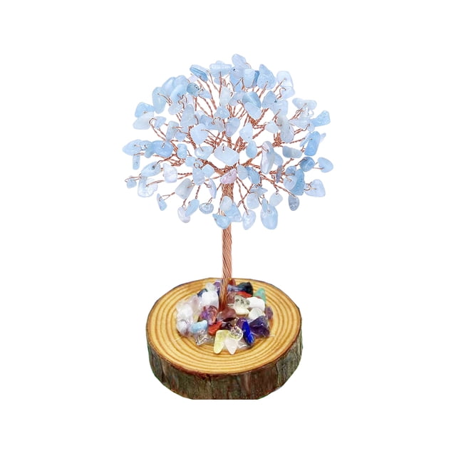 Xingzhi Stylish Home Accents Handmade Twinkling Tree For Office Decor Gift Choice Fairy Light Spirit Tree blue
