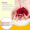 thumbnail image 4 of ruzhgo Length Coffin Fake Nail Scratch Resistant Press-on Fingernails Removable Trimble Nail Tip Adjustable Manicure Stickers Girls Type 1 Type 1, 4 of 6