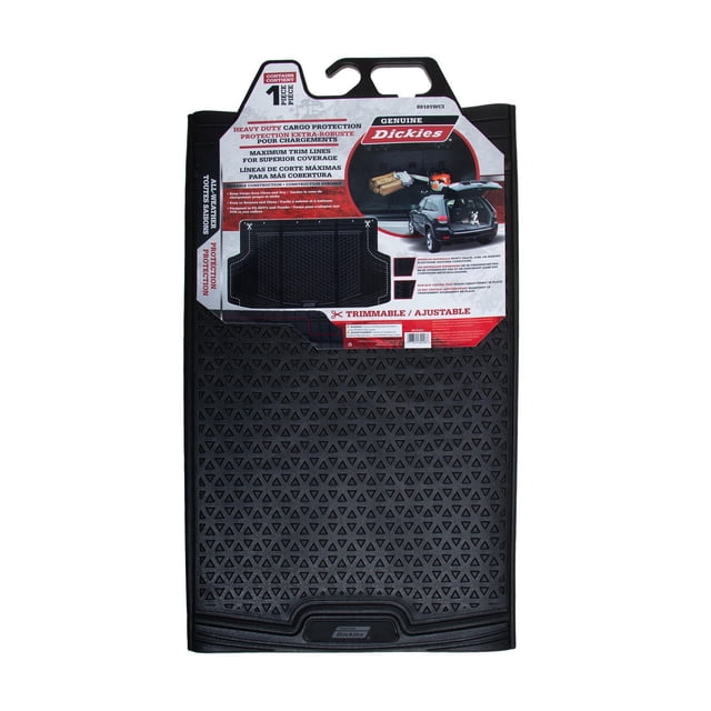 Véritable tapis de sol noir pour espace de chargement robuste pour SUV Dickies