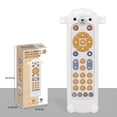 thumbnail image 3 of Baby TV Remote Control Toy With Light And Sound Realistic Controller For Young Children With 3 Languages Early Education Learning Music Toy Preschool Baby Boys And Girls Educational Games 1 Year, 3 of 3