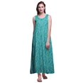 thumbnail image 1 of Bimba Nuisettes en Rayonne Imprimées pour Femmes Robe Sans Manches Tenue de Nuit Robe Maxi-2x, 1 of 5