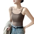 thumbnail image 1 of Timegard Womens Tank Top Scoop Neck Spaghetti Strap Solid Color Casual Slim Fitting Camis Tee Shirts, 1 of 8