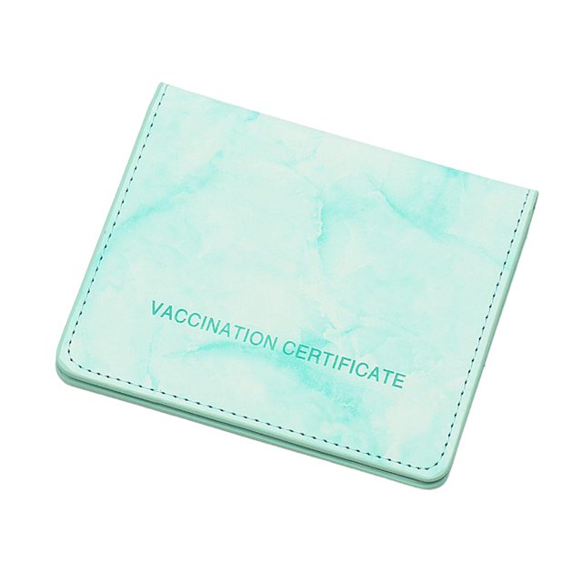 Milaget Portefeuille en Cuir Mince pour Documents Vert Clair