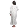 thumbnail image 4 of Moomaya Robe de Nuit Maxi à Manches Longues Imprimée Boutonnée en Coton, 4 of 5
