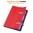 thumbnail image 3 of DWaybox Case for Lenovo Idea Tab Plus 12.1 inch 2025 Model, Shockproof Protective Cover with Kickstand, Built-in Pen Slot & Auto Wake/Sleep, Folio Matte TPU Smart Cover -Red, 3 of 4