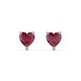 thumbnail image 1 of Heart Birthstone Stud Earrings, 1 of 4