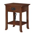 thumbnail image 4 of American Heritage Logan Table d'Appoint avec Station de Recharge, Fini Bois Espresso, 4 of 8