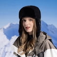 thumbnail image 1 of Hood Ski Over Windproof Plush Hood Fuzzy Ski Winter Adjustable Women Men, 1 of 4