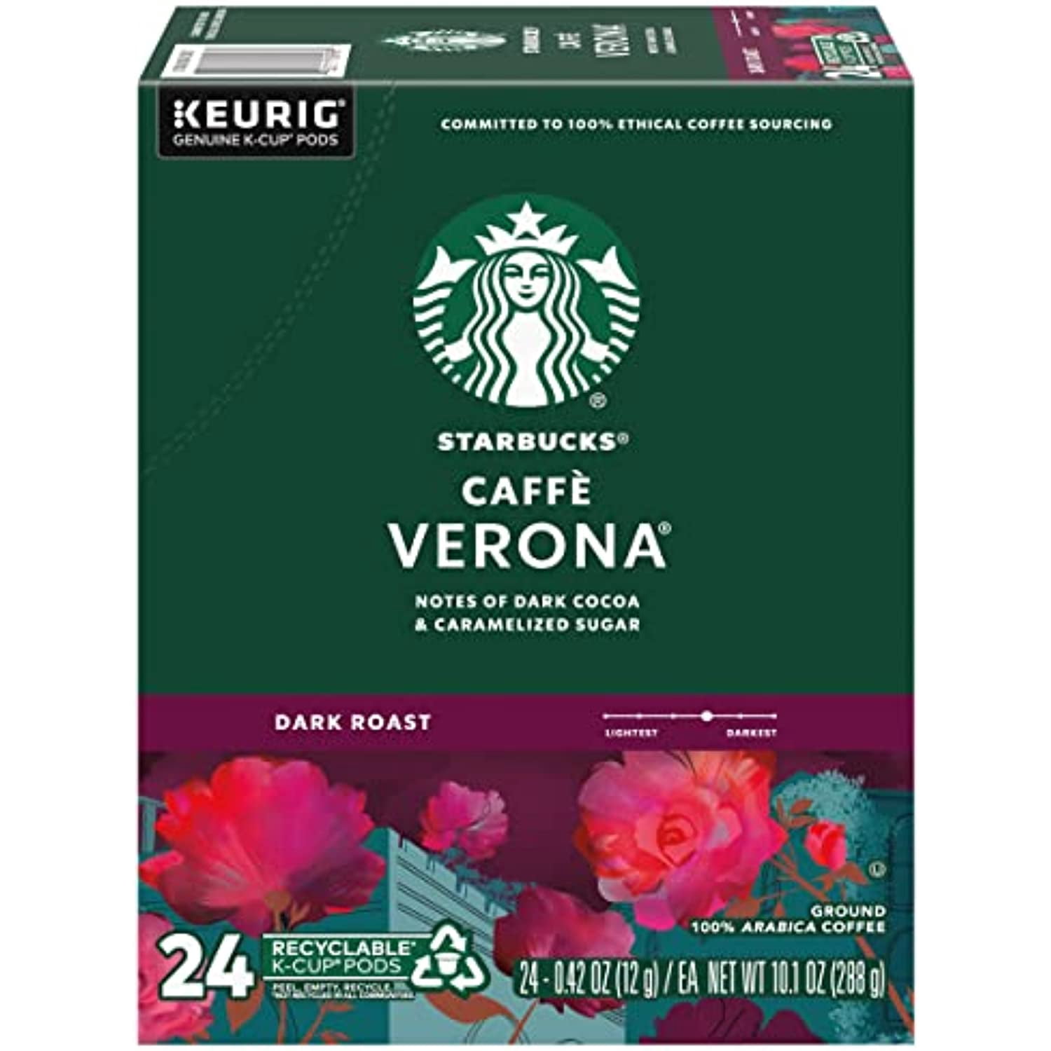 Starbucks Caffe Verona K-Cups, 24 Count