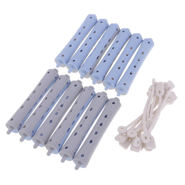 12 Pieces Perm Rods Perm Curler Styling Design Beauty Salon Tools 9 x 1.5 cm