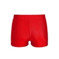 thumbnail image 3 of iiniim Enfants Filles Extensible à devant en V Danse Sports Gymnastique Bas Ballet Yoga Short Court de Danse Rouge 6, 3 of 6