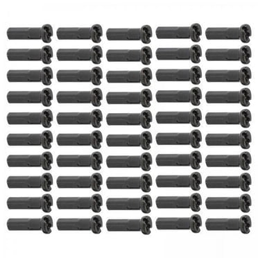jinwen 2 X 50 Pieces Spoke Nipples, Road Bike Spoke Caps, Spoke Protection , Black 14mm, 2 Pcs