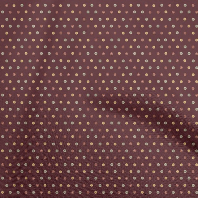 oneOone Cotton Silk Maroon Fabric Asian Block Sewing Craft Projects Fabric Prints By Yard 42 Inch Wide
