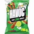 thumbnail image 1 of Havoc Fiery Lime flavoured Rolled Tortilla Chips, 1 of 8