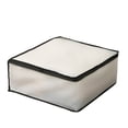thumbnail image 2 of Folding Plastic Storage Box - Large Capacity Odorless Moistureproof Under Bed Organizer for Blankets, Pillows, Coats, Toys - Clear Translucent EVA Foldable Container - Set of 1, 2 of 8