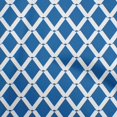 thumbnail image 1 of oneOone Polyester Spandex Medium Blue Fabric Geometric Sewing Craft Projects Fabric Prints By Yard 56 Inch Wide, 1 of 5