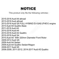 thumbnail image 2 of Positive Plus Front Rear Semi-Metallic Brake Pads Kit for Car Audi Q5 A4 Quattro A5 S4 S5 allroad KPF-100117, 2 of 8
