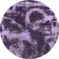 thumbnail image 1 of Ahgly Company Tapis d'Intérieur Ronds Abstraits Violets Abstraits pour Aire, 3 Pieds Rond, 1 of 6
