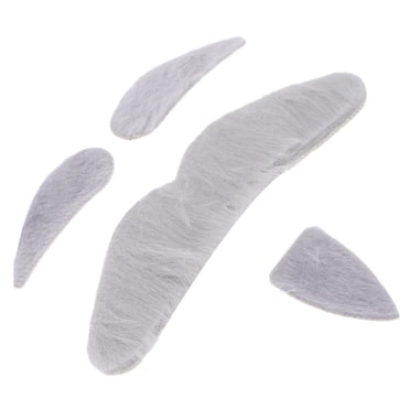 Fausse Moustache, Moustache de Costume Autocollante Réutilisation des Sourcils pour Spectacle de Festival pour Activités de Jeu pour Carnaval pour Adultes et Enfants à Utiliser