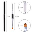 thumbnail image 4 of DouborQ 15ml Nail Poly Quick Building Gel UV Gel Spatula Brush Extension False Tips Set UV Lamp, 4 of 7