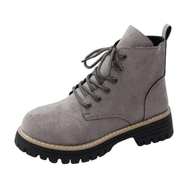 Fall Boots for Women, Cozy Fleece-Lined Short Boots for Versatile Winter Wear