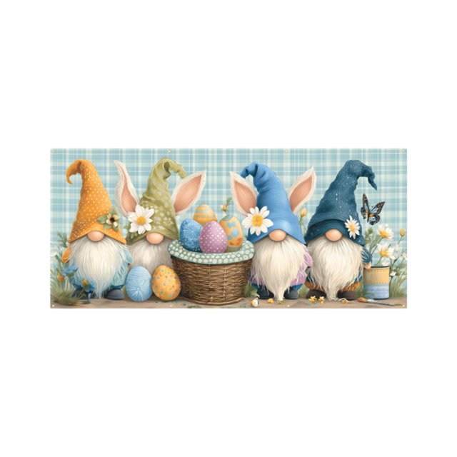 Liyamei Easter Eye Catching Garage Banners With Rich Festive Colors And Patterns Will Bring Surprises To Your Home
