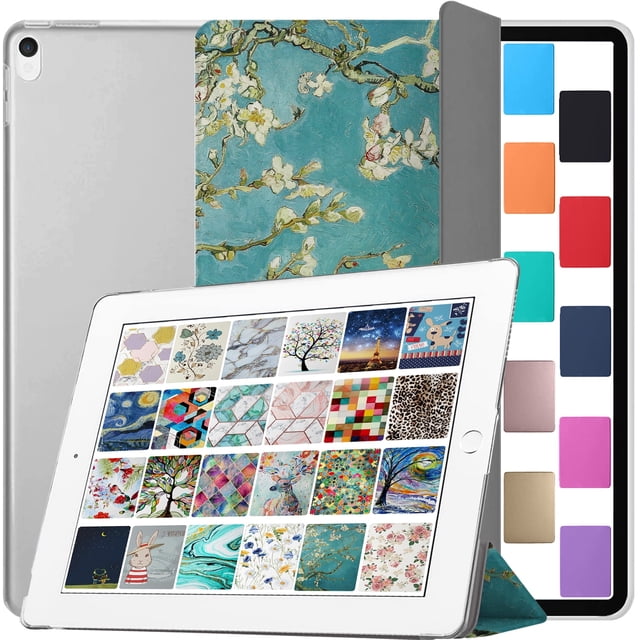 iPad Pro 12.9 2 Gen Transparent Back Case A1670 MQDC2LL/A MQDD2LL/A MQDA2LL/A A1671 MP6H2LL/A MP6J2LL/A MP6G2LL/A MPL02LL/A MPL12LL/A MPKY2LL/A A1821 MQEF2LL/A MQED2LL/A MQEE2LL/A - Blossom