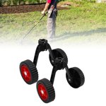 String Trimmer Wheel, Weed Trimmer Wheel Stable Adjustable Detachable Universal  for 0.98 To 1.1 Inch Shaft Tube