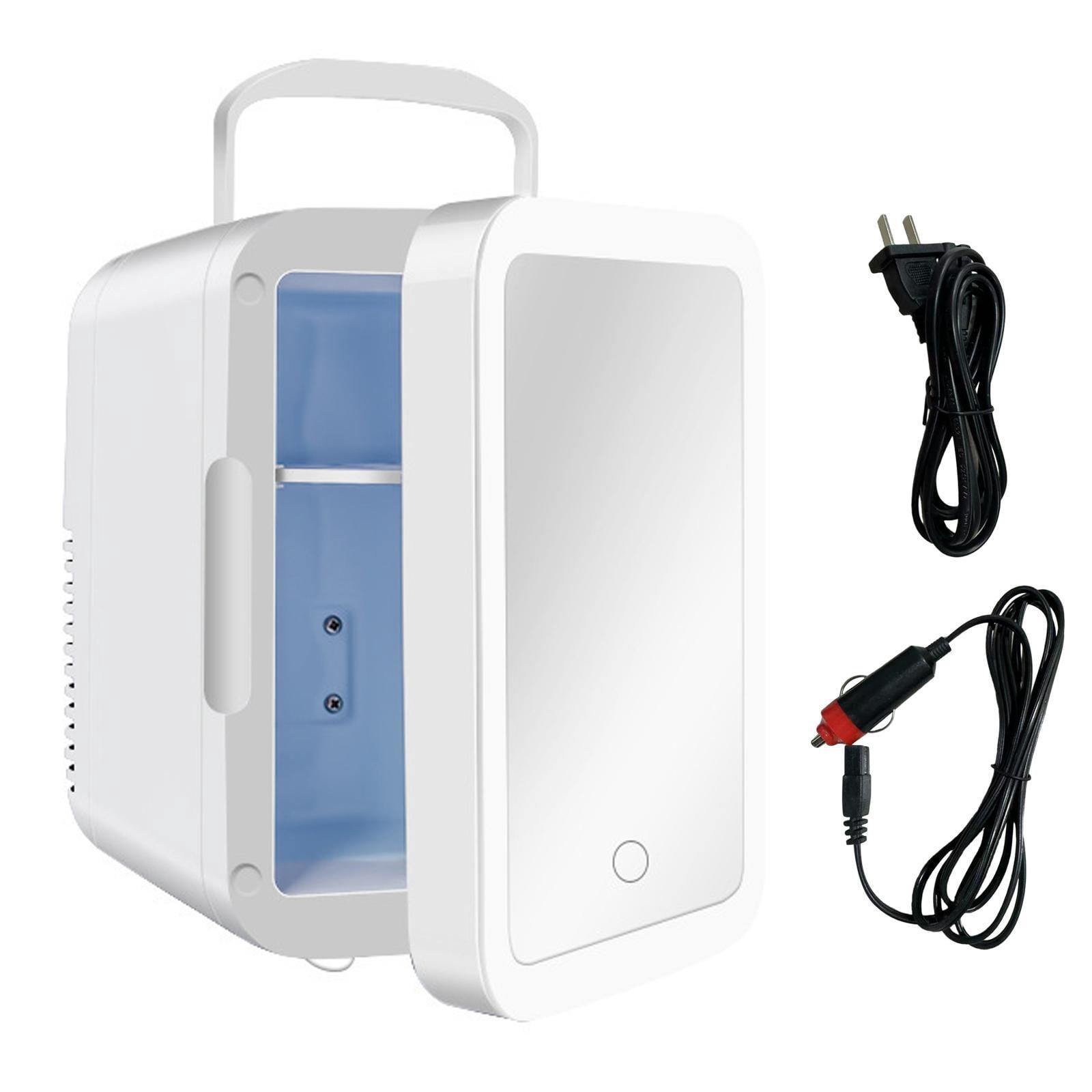 Lipstore Mini Fridge 110V / 12V DC Small Fridge Cooling Appliance for Food Makeup Outdoor