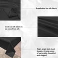 thumbnail image 4 of EGNMCR Ice Silk Bed Sheet Pillow Case 3 Piece Set And Luxurious Soft Ice Silk Bed Sheet Suitable For All Seasons Cool Ice Silk Fabric Machine Washable Ice silk bed sheet, 4 of 9