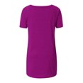 thumbnail image 5 of Tuniques d'Été pour Femmes à Col Rond, Manches Courtes, Coupe Ample, T-Shirts Confortables pour Femmes, Décontractés, Confortables et Fluides, Chemisiers pour Dames, 5 of 5