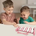 thumbnail image 4 of Pink Children'S Wooden Xylophone, Eight-Key Design With Crisp Sound, Develops Musical Skills And Motor Coordination, For Ages 3+, 4 of 5