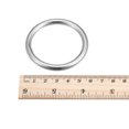 thumbnail image 4 of Unique Bargains Bague Ronde en Acier Inoxydable 316 45 mm ID 6 mm d'Épaisseur, Lot de 3, 4 of 5