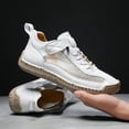 thumbnail image 4 of Commforr Espadrilles de Mode pour Femmes, Chaussures de Marche pour Femmes, Espadrilles à Enfiler pour Femmes, Espadrilles Décontractées en Maille pour Femmes Rétro Respirantes Chaussures de Marche Légères Espadrilles de Tennis Classiques, Blanc, 9, 4 of 8
