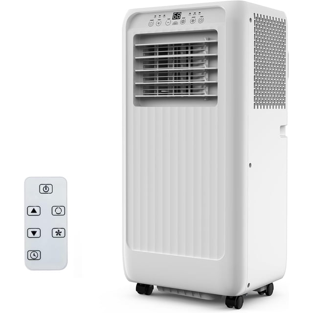 YUSAZENS Portable Air Conditioner 10000 BTU- 3-in-1 AC with Remote 24H Timer Sleep Mode- Cools 450 Sq.Ft for Home Office- White