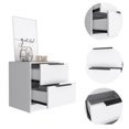 thumbnail image 4 of TUHOME Kaia Nightstand  Engineered Wood Nightstands in  White, 4 of 7