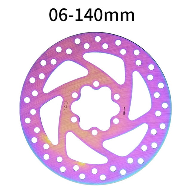 LEFU pour Disque de Frein de Trottinette Électrique Coloré 140mm 6 Boulons 44MM pour Trottinettes Ninebot F20 F30 F40 Kugoo Acier Inoxydable Résistant à la Rouille Haute Stabilité Installation Facile
